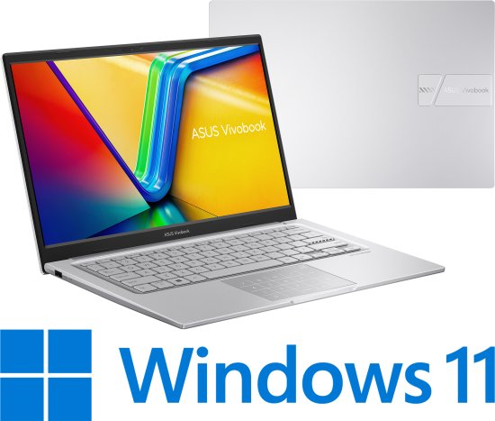 מחשב נייד Asus Vivobook 14 X1404VA-EB309W – צבע Cool Silver