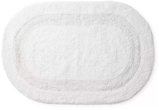 שטיחון אמבט אובלי 60X90 מבית Homestyle - לבן