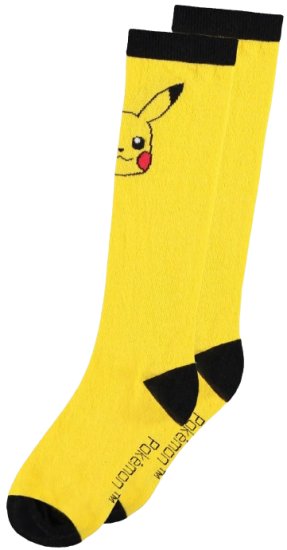 זוג גרביים עד הברך Pokemon Pikachu - מידה 39-42