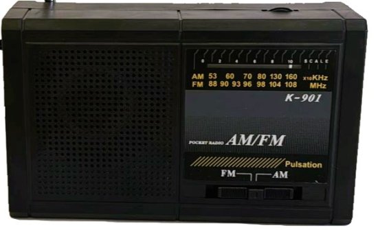 רדיו נייד טרנזיסטור AM/FM דגם Pulsation K-901