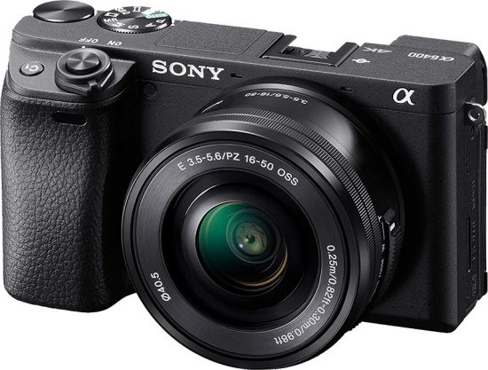 מצלמה דיגיטלית ללא מראה Sony Alpha 6400 APS-C Mirrorless - צבע שחור + עדשת E PZ 16-50mm f/3.5-5.6 OSS