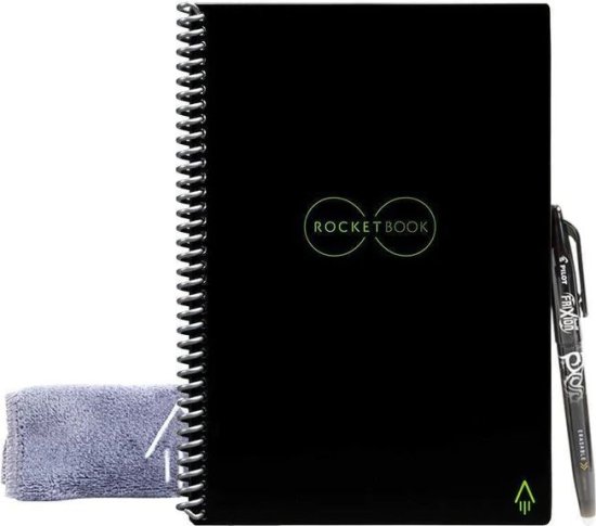 מחברת נקודות חכמה Executive A5 דגם Core מבית Rocketbook - צבע שחור