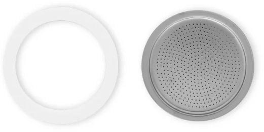 אטם סילקון + פילטר למכונות אספרסו 1-2 כוסות מבית Bialetti