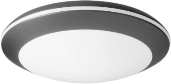 גוף תאורה צמוד תקרה עגול מוגן מים קוטר 28 ס''מ Liper ORBIT IP65 40W - צבע גוף שחור - גוון אור מתכוונן CCT 3000K-4000K-6000K