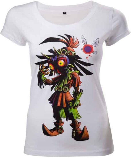 חולצת טי שירט נשים Zelda Majoras Mask - מידה M