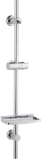 מוט רחצה למקלחת 75 ס''מ Aquila - כרום/ניקל