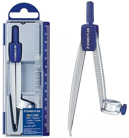 מחוגה לעיפרון עם מתאם Noris 550 מבית Staedtler