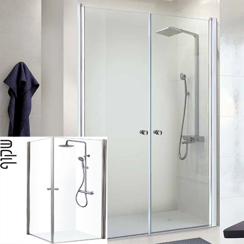 מקלחון חזית 190-195 ס''מ דגם יונתן - טקסטורה שקופה