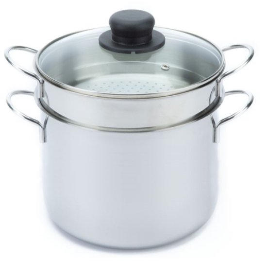 סיר נירוסטה קוסקוס מתאים לאינדוקציה מבית Rivadossi