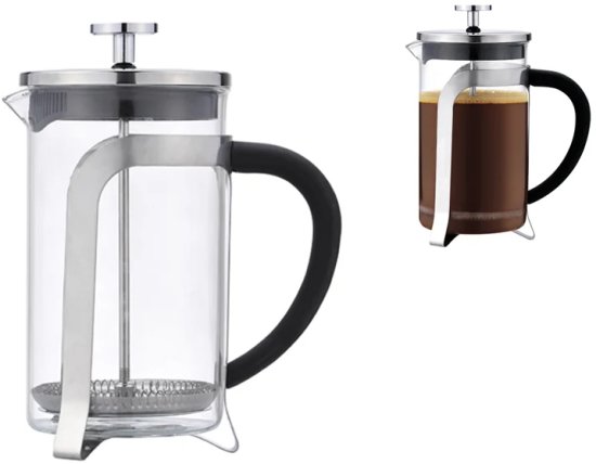 פרנץ' פרס להכנת קפה מנירוסטה 350 מ''ל מבית ILSA