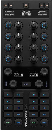 קונטרולר קומפקטי חכם לדי ג'יי Native Instruments Traktor Kontrol X1 Mk3