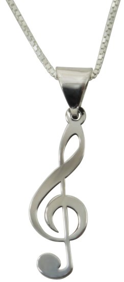 שרשרת תליון מכסף מפתח סול Moreno