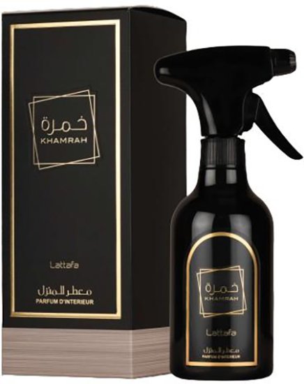 תרסיס מבשם בגדים ובית 450 מ''ל Lattafa Khamrah