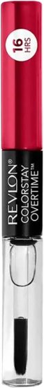 Revlon - שפתון נוזלי Colorstay Overtime - בגוון 480 Unending Red