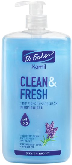 Dr. Fischer - אל סבון לידיים ולגוף מועשר בתמצית לבנדר - נפח 1 ליטר