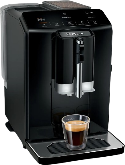מכונת קפה אוטומטית Bosch Series 2 TIE20119 VeroCafe - צבע שחור - שנתיים אחריות יבואן רשמי BSH