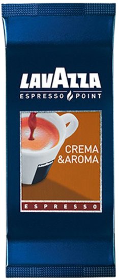 100 קפסולות Lavazza Crema & Aroma Espresso - תואמות למכונות קפה Lavazza Espresso Point