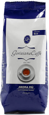 תערובת פולי קפה 250 גרם Goriziana Caffe Blu Aroma Piu