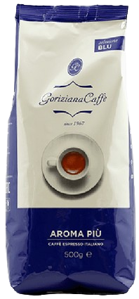 תערובת פולי קפה 500 גרם Goriziana Caffe Blu Aroma Piu