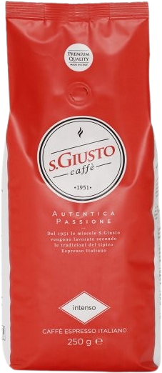 תערובת פולי קפה 250 גרם Goriziana Caffe San Giusto Intenso