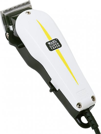 מציאון ועודפים - מכונת תספורת חשמלית Wahl Super Taper Classic Pro 08466-216H - צבע לבן