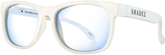 משקפי הגנה מאור כחול למבוגרים מגיל 16 מבית Shadez - צבע לבן