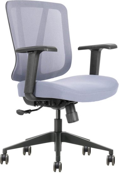 כסא עבודה ארגונומי מתכוונן למחשב/משרד דגם VIctoria מבית Ergotop - צבע אפור כחול