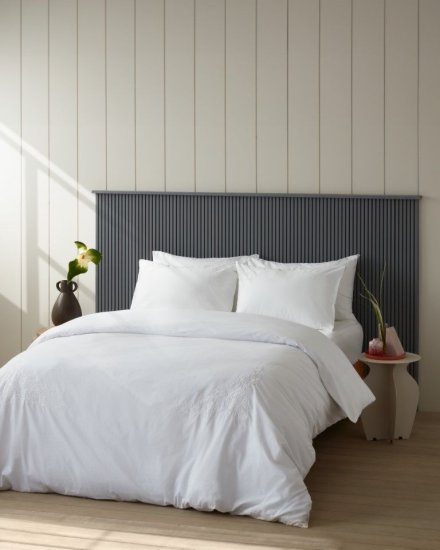 סט מצעים 180X200 ס"מ דגם Camellia מבית Homestyle – לבן