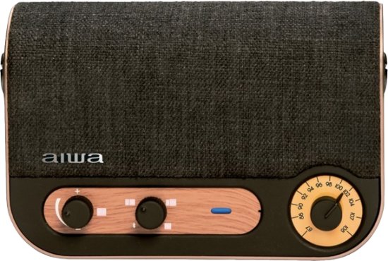 רדיו רמקול נייד דגם RBTU-600 מבית Aiwa - צבע שחור
