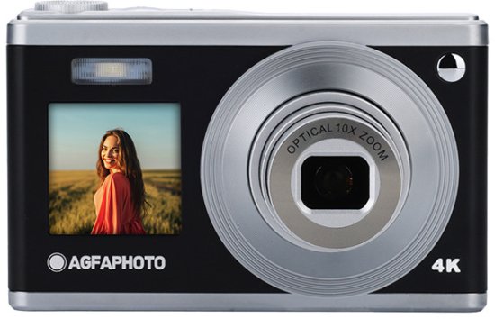 מצלמה דיגיטלית קומפקטית Agfaphoto Realishot DC9200 - צבע שחור / כסוף
