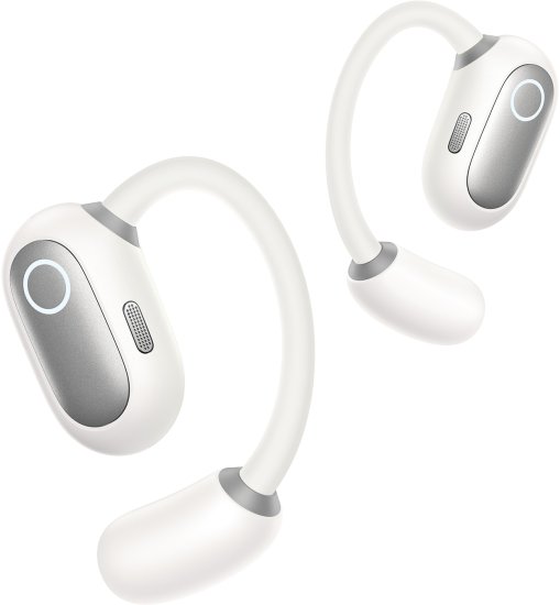 אוזניות ספורט אלחוטיות בעיצוב פתוח - Baseus Eli Sport 1 - צבע לבן כוכבים