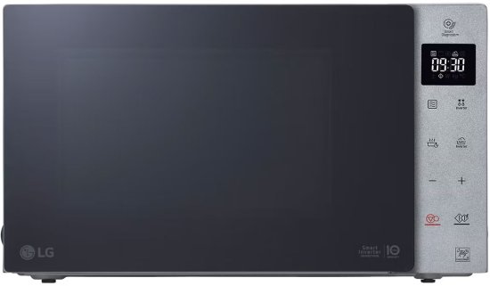 מיקרוגל דיגיטלי 25 ליטר LG MS2535GISS Smart Inverter 1000W - צבע כסוף