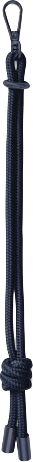 רצועת יד אופנתית דגם Bushwick עובי 6mm מבית Blueberry - צבע שחור