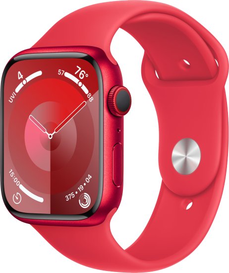 מציאון ועודפים - שעון חכם Apple Watch 45mm Series-9 GPS+Cellular צבע שעון Product RED Aluminum Case צבע רצועה Product RED Sport Band גודל רצועה S/M