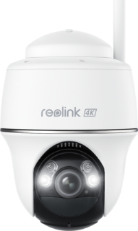 מצלמה אבטחה אלחוטית Reolink Argus PT Ultra 4K - צבע לבן