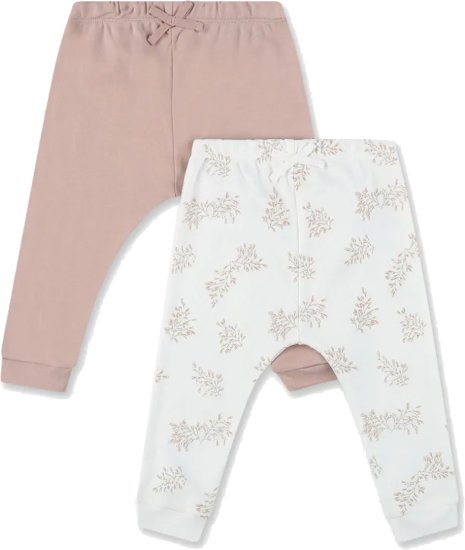 שני זוגות מכנסיים NATURE מבית Minene – צבע ורוד עתיק