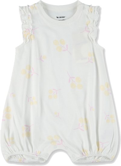 אוברול לתינוקת SUMMER BLOSSOM מבית Minene – צבע ורוד מודפס