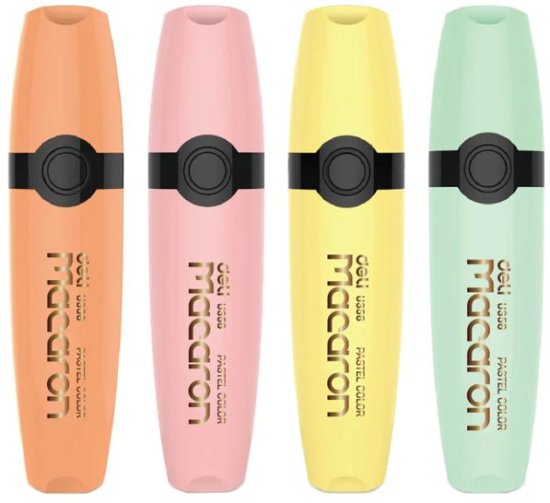 חבילת מרקרים 4 צבעי פסטל מבית Deli