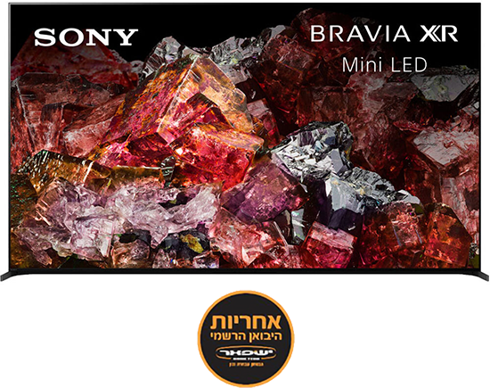 טלוויזיה חכמה Sony Bravia Mini LED 75'' Android Google 4K HDR XR-75X95LAEP - שנה אחריות יבואן רשמי על ידי ישפאר