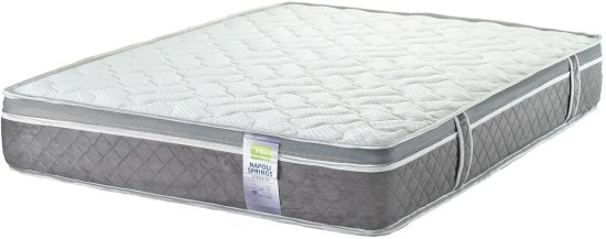 מזרן קפיצי פוקט בשילוב ויסקו Mandelboim Napoli Class - מידה 160x200 ס''מ - לבן