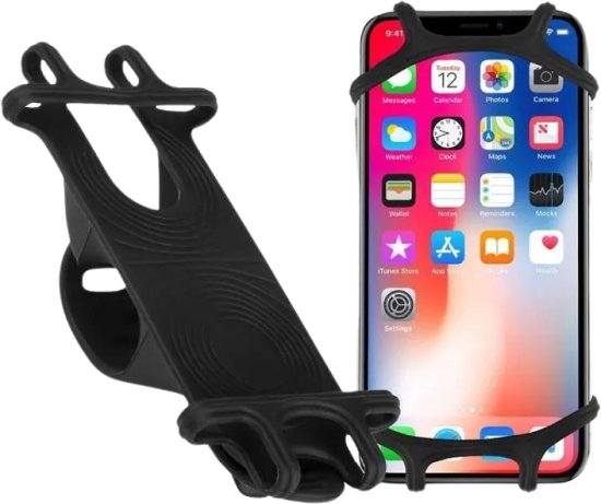 מחזיק סיליקון לטלפון RL 0.2 - צבע שחור