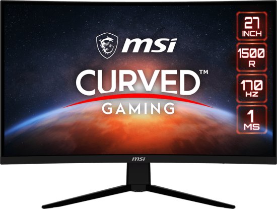 מסך מחשב גיימינג קעור ''MSI G273CQ Curved WQHD VA 170Hz 27