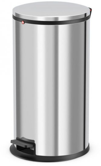 מציאון ועודפים - פח דוושה 25 ליטר Hailo Pure L - צבע נירוסטה