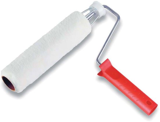 רולר אולטרה פרווה בינונית ''9 / 23 ס''מ Corona - צבע לבן