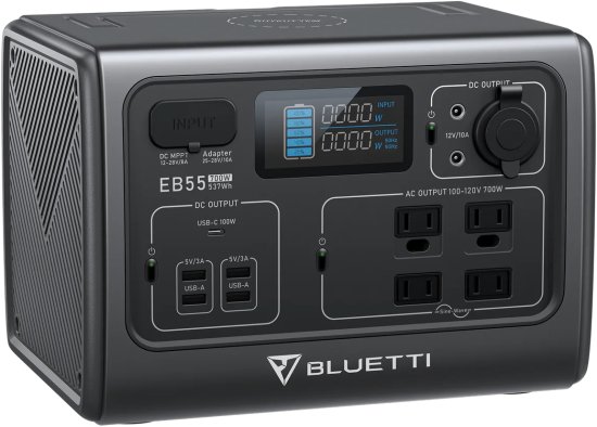 תחנת כוח ניידת 700W 537Wh דגם EB55 מבית Bluetti