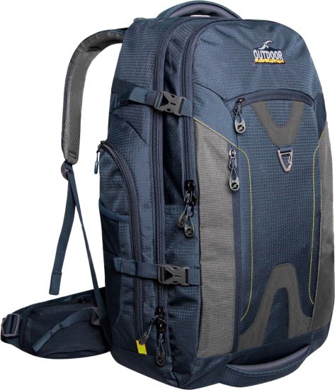 תרמיל גב 80 ליטר דגם Traveler מבית Outdoor - צבע כחול נייבי