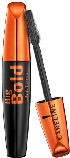 Careline - מסקרה למראה מלא וטבעי Big Bold גוון שחור - בנפח 8 מ''ל