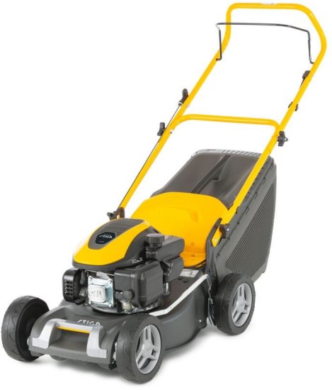 מכסחת דשא בנזין 16 אינץ' + בקבוק שמן 600 מ"ל מתנה Stiga Collector 43