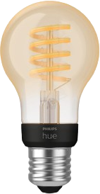 נורת LED חכמה Philips Hue Filament 7W E27 A60 - גוון תאורה מתכוונן 2200-4500K