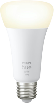 מציאון ועודפים - נורת E27 חכמה גוון אור לבן חם 2700K עד 1600 לומן Philips Hue